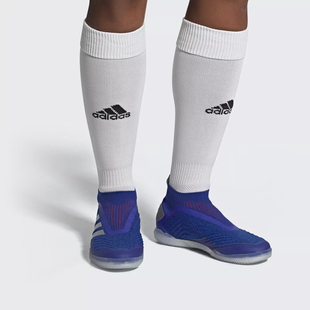 Adidas Predator Tango 19+ Tenis De Futbol Azules Para Mujer (MX-62865)